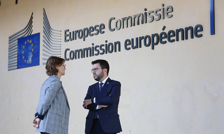 Aragonès es queixa a Brussel·les de la gestió del 'Catalangate' per les autoritats espanyoles