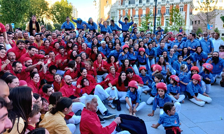 Traca final de la Festa Major del Cercle Català de Madrid