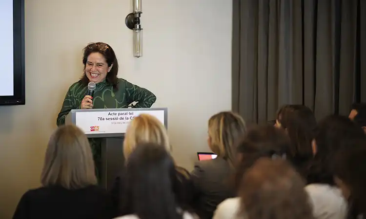El Consell Nacional de les Dones de Catalunya porta la lluita contra la violència institucional a l'ONU