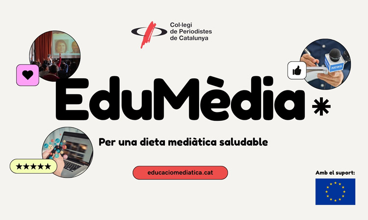 El Col·legi de Periodistes i les institucions europees impulsen una nova edició del programa EduMèdia