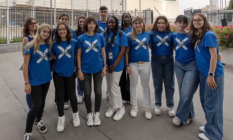 Les Nacions Unides reben un grup d’estudiants catalans per escoltar les seves propostes socials i sostenibles