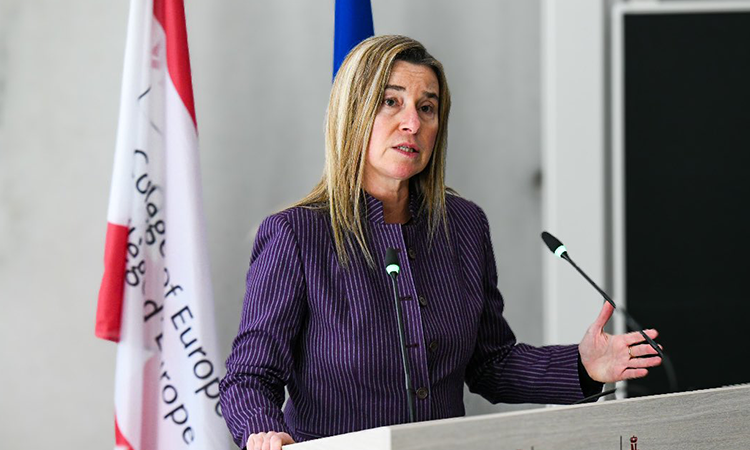 Federica Mogherini, Premi als Valors Europeus del PSC