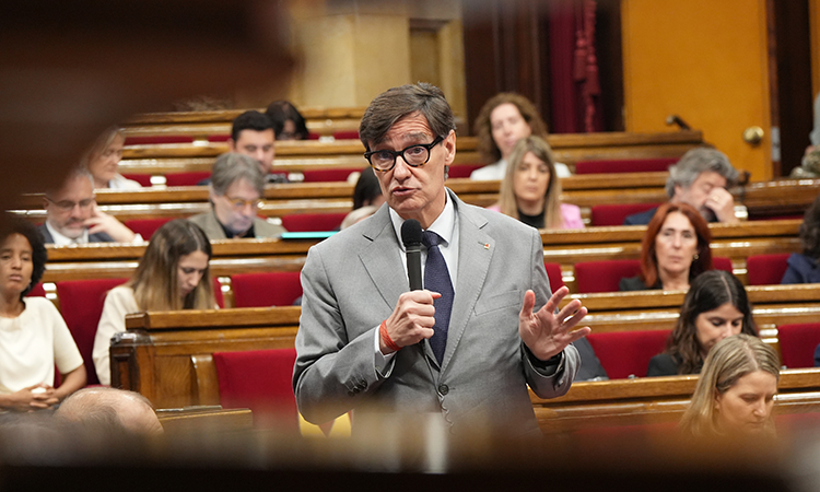 Salvador Illa, al PP: “Deixi’n d’obstaculitzar l’oficialitat del català a Europa”