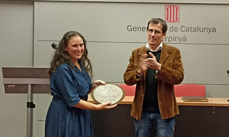 La Casa de la Generalitat a Perpinyà distingeix la periodista Laura Bertran