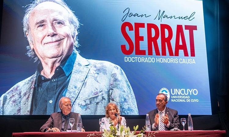 Joan Manuel Serrat, Doctor Honoris Causa per la Universidad Nacional de Cuyo